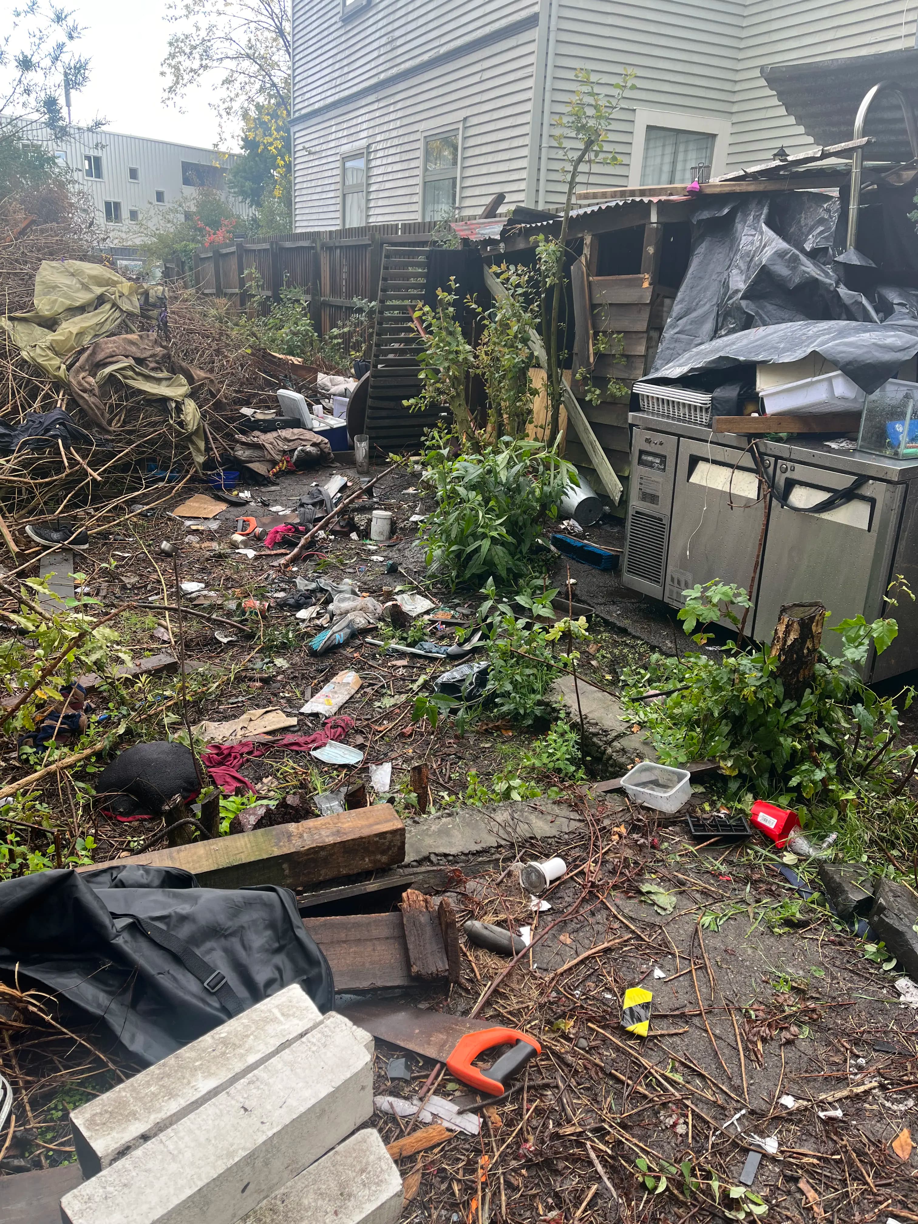 Before - Property Cleanup Needed